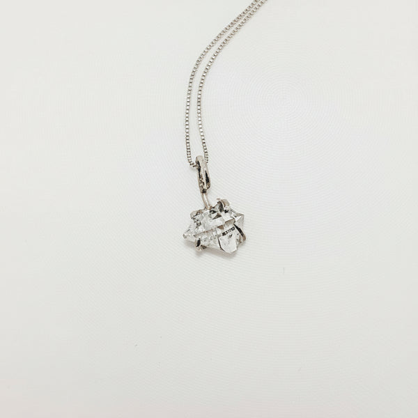 Herkimer Diamond Necklace - Peaks to Prairies Handmade - Painted Door on Main