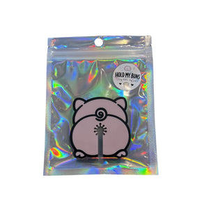 'Hold My Buns' Bag Clip - Painted Door on Main