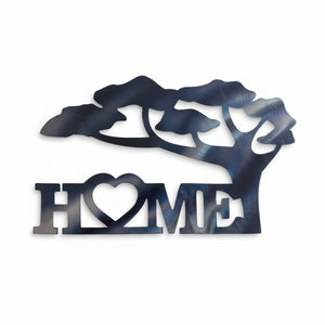 Home Sign - Just art by Mark - Painted Door on Main