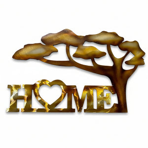 Home Sign - Just art by Mark - Painted Door on Main