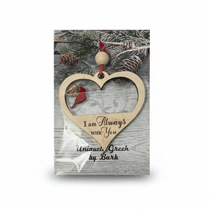 'I Am Always With You' Wood + Acrylic Ornament - Painted Door on Main