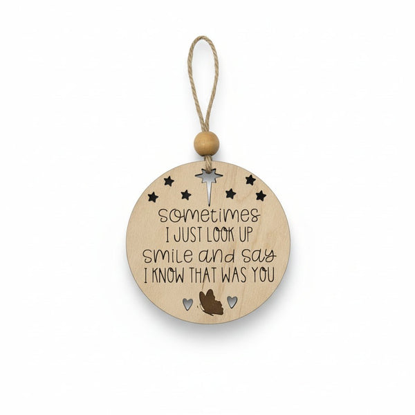 'I Know That Was You' Ornament - Painted Door on Main