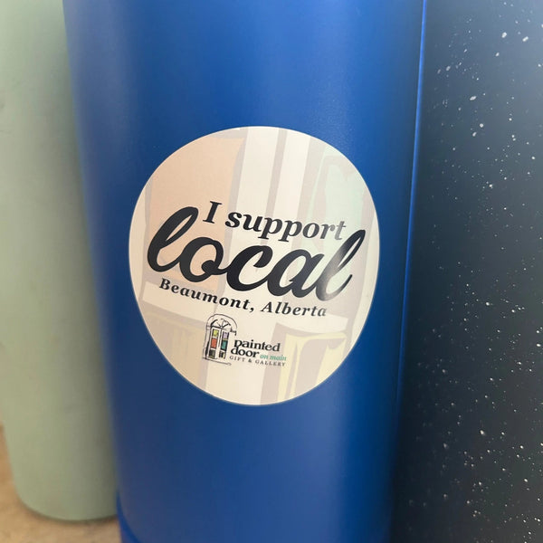 I Support Local Sticker - Painted Door on Main