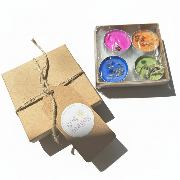 Intention Tea Light Candles - Gog + Magog - Painted Door on Main