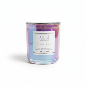 Iridescent Glass Jar Soy Wax Candle (8oz) - Painted Door on Main