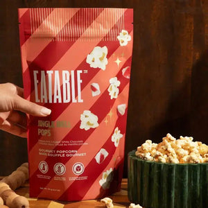 Jingle Bell Pops White Chocolate Popcorn - Painted Door on Main