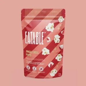 Jingle Bell Pops White Chocolate Popcorn - Painted Door on Main