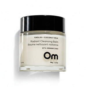 Kaolin + Coconut Milk Cleansing Balm - Om Organics Skincare - Painted Door on Main