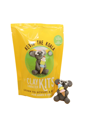 Kevin the Koala DIY Polymer Clay Kit - Painted Door on Main