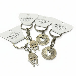 Keychains - Uniquely Greek by Barb - Painted Door on Main