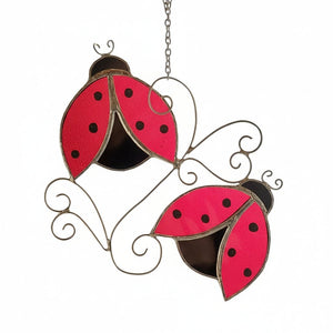 Ladybug Suncatchers - A Touch Of Glass - Painted Door on Main