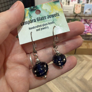 Lampwork Beads + Sterling Silver Earring - Painted Door on Main