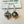 Lampwork Glass Beads + Sterling Silver Earring - Painted Door on Main