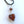 Lampwork Glass Heart + Leather Necklace (Long) - Painted Door on Main