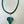 Lampwork Glass Heart + Leather Necklace (Short) - Painted Door on Main