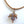 Lampwork Glass + Leather Drop Necklace (Short) - Painted Door on Main