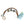 Lampwork Glass + Leather Rope Toggle Clasp Bracelet - Painted Door on Main