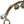Lampwork Glass + Leather Rope Toggle Clasp Bracelet - Painted Door on Main