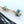 Lampwork Glass + Leather Tassel Purse Charm/Keychain - Painted Door on Main