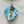 Lampwork Glass + Short Leather Necklace (LNSF) - Painted Door on Main