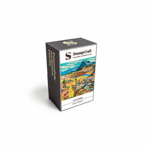 'Larch Valley' Wood Puzzle - StumpCraft - Painted Door on Main