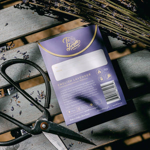 Lavender Flowers (Serenity) - Floriography Seed Packet - Painted Door on Main