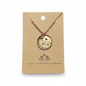 Layered Silhouette Copper & Brass Necklaces - Painted Door on Main