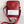 Leather Crossbody Bag - Cranberry Red - Painted Door on Main