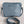 Leather Hand/Crossbody Bag - Powder Blue - Painted Door on Main