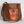 Leather Open - Top Tote - Brown + Orange - Painted Door on Main