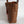 Leather Open - Top Tote - Brown + Orange - Painted Door on Main