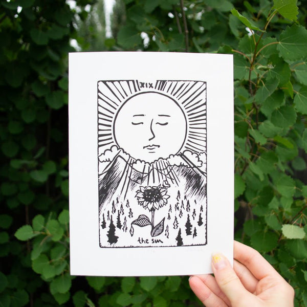 Linocut Prints - HannadMade - Painted Door on Main