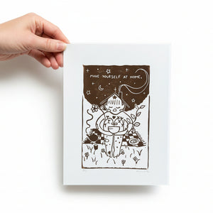 Linocut Prints - HannadMade - Painted Door on Main