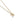 Luna Gold-Plated Necklace - Petit Gold - Painted Door on Main