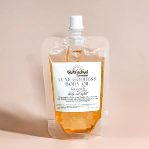 Luxe Goddess Crystal Infused Body Oil - Painted Door on Main