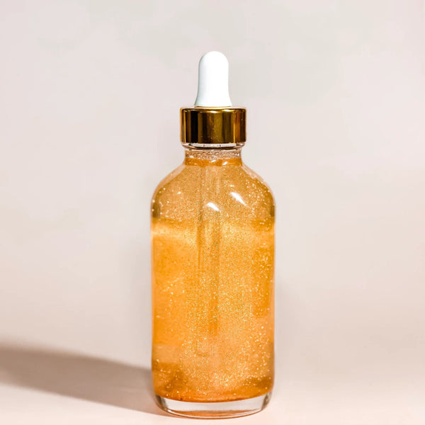 Luxe Goddess Crystal Infused Body Oil - Bewitched Aromas - Painted Door on Main