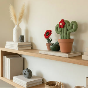 Macrame Cactus Plant - ForgetBKnot - Painted Door on Main