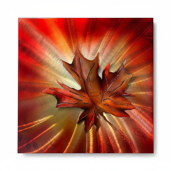 Maple Leaf Art - Just art by Mark - Painted Door on Main