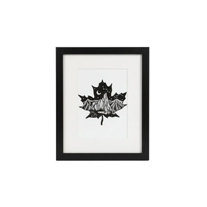 Maple Leaf Art Print - Mountain Mornings - Painted Door on Main