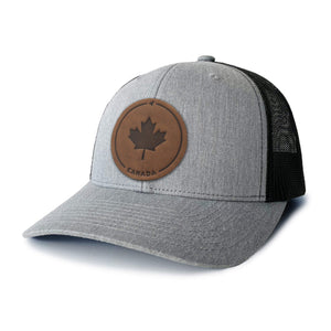 Maple Leaf Leather Patch Hat - Painted Door on Main