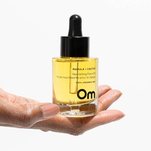Marula + Cactus Nourishing Face Oil - Om Organics Skincare - Painted Door on Main