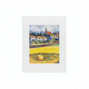 Matted Prints - Betty Schriver Art - Painted Door on Main