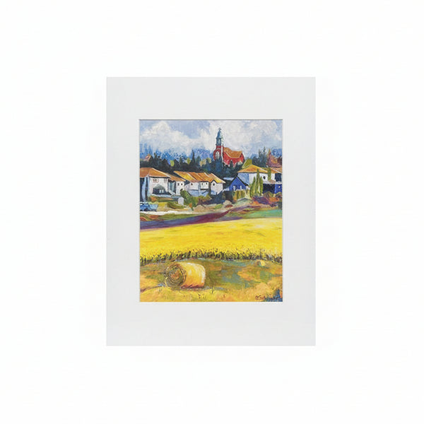 Matted Prints - Betty Schriver Art - Painted Door on Main