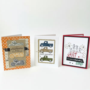 Men's Birthday Cards - Cards Crafty by Nicole - Painted Door on Main