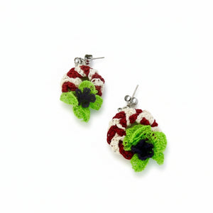Micro Crochet Earrings - HG Craft - Painted Door on Main