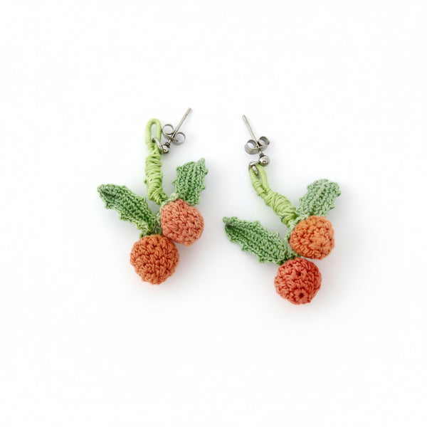Micro Crochet Earrings - HG Craft - Painted Door on Main