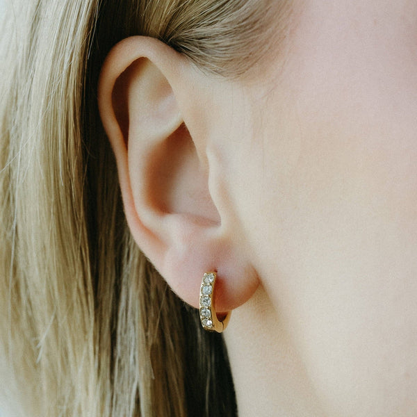 Milan Hoops - Petit Gold - Painted Door on Main