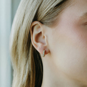 Milan Hoops - Petit Gold - Painted Door on Main