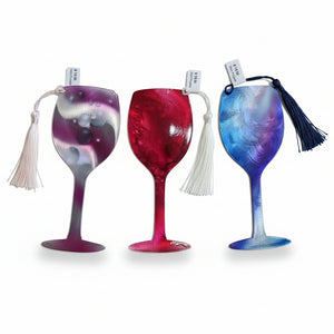 Mini Wine Glasses - Just art by Mark - Painted Door on Main