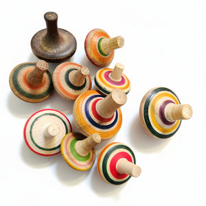 mini Wooden Tops/Spinners/Fidgets - Bob Shave Woodcrafts - Painted Door on Main